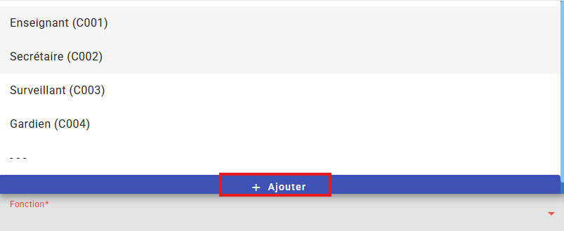 fonction